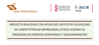 PLACAS SOLARES IVACE